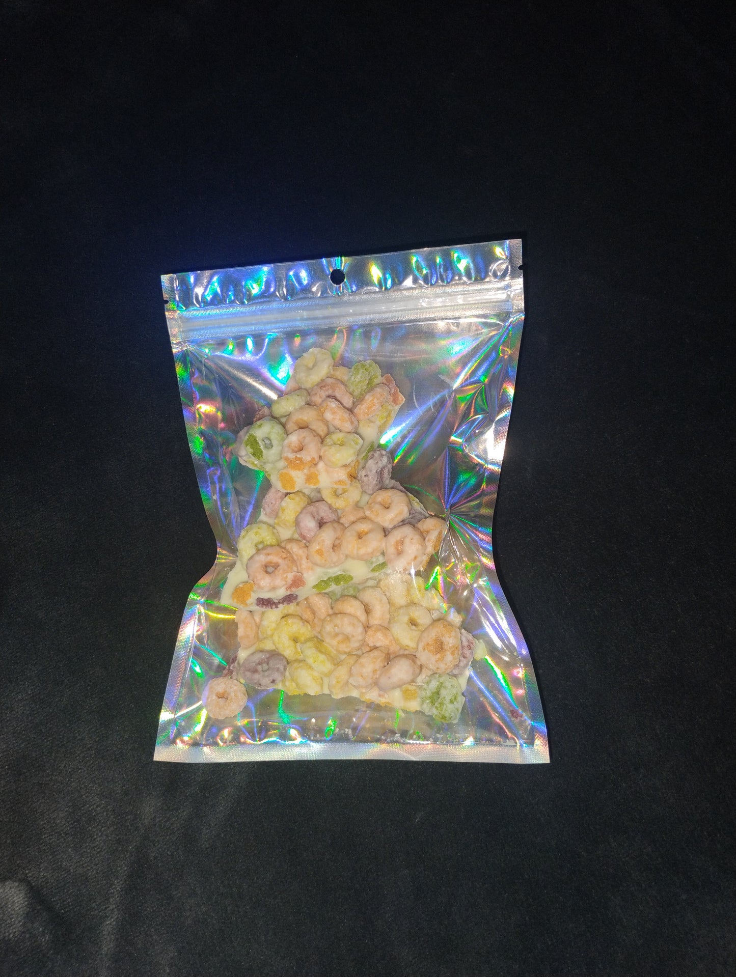 large white choc fruit loops